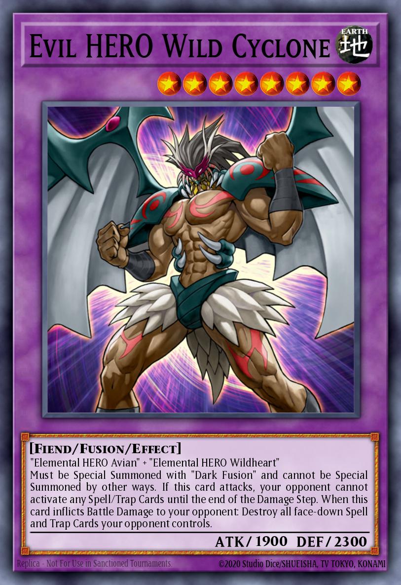 LDS3-EN030-Evil HERO Wild Cyclone-Ultra Rare